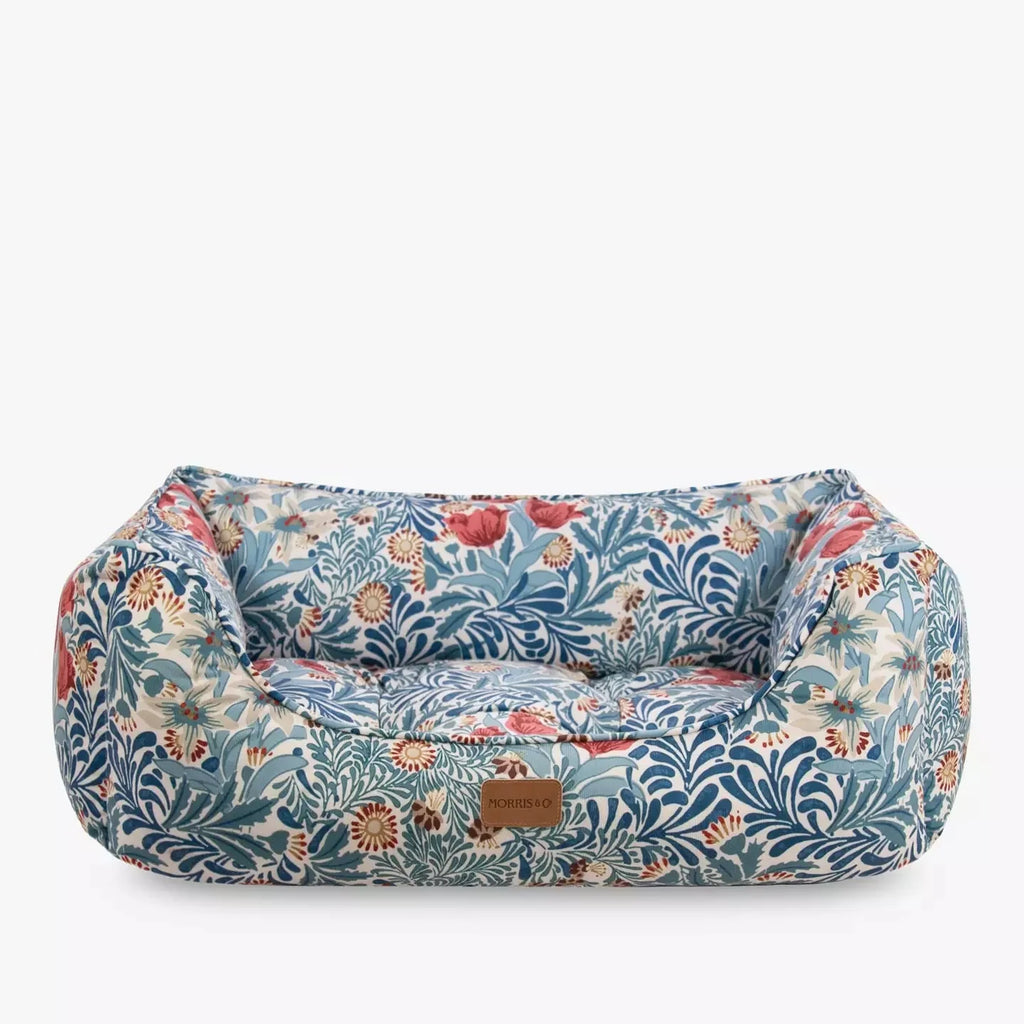 Morris & Co Bower Print Dog Bed