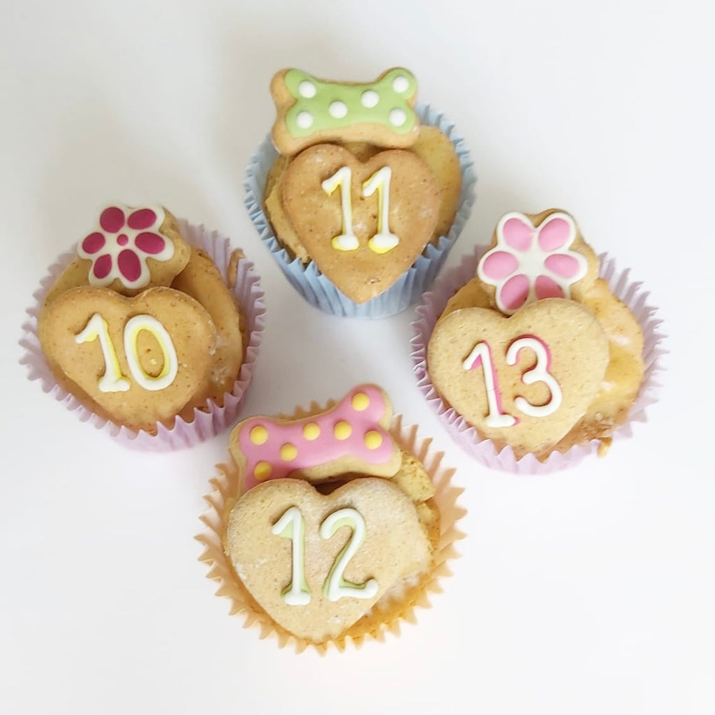 Birthday Number Cupcake for Dogs