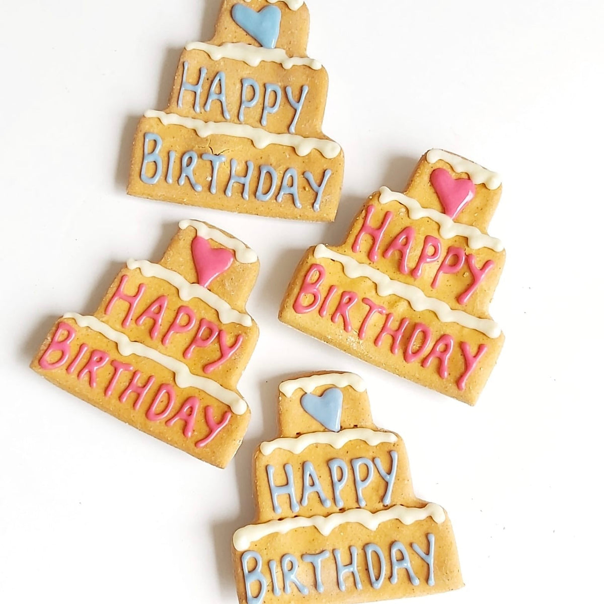 Happy Birthday Three Tier Biscuit for Dogs