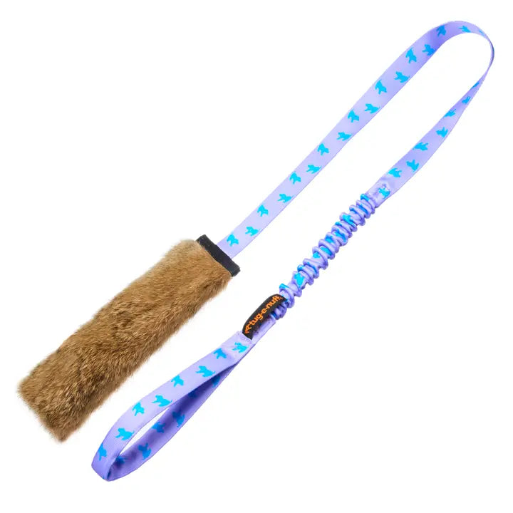 Rabbit Fur Bungee Chaser Toy by Tug-e-Nuff