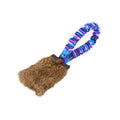 Rabbit Fur Pocket Bungee Squeaker by Tug-e-Nuff
