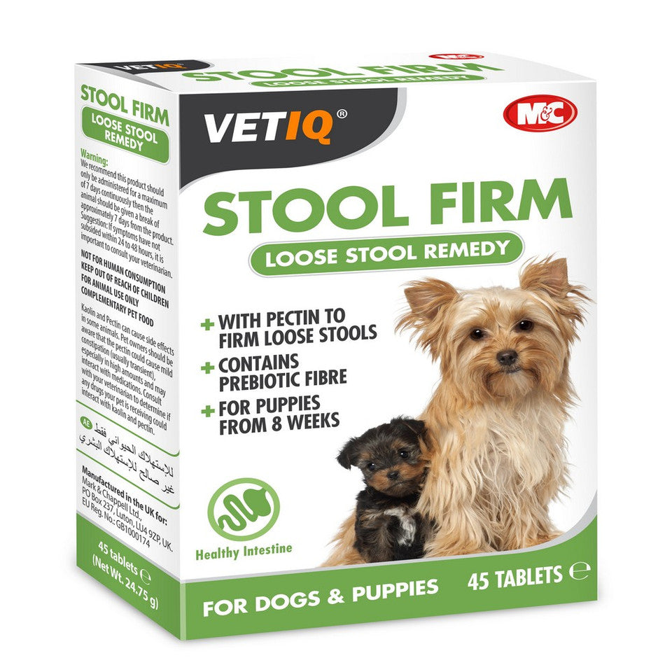 M & C Stool Firm Tablets for Dogs