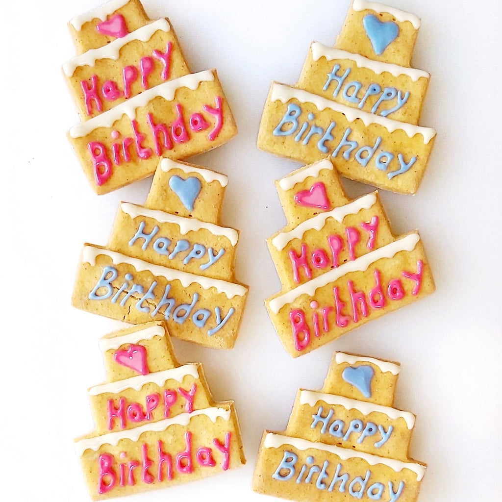 Happy Birthday Three Tier Biscuit for Dogs