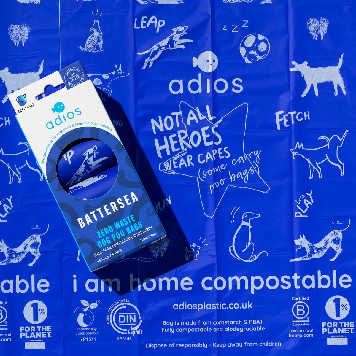 Adios Plastic Battersea Compostable Poop Bags