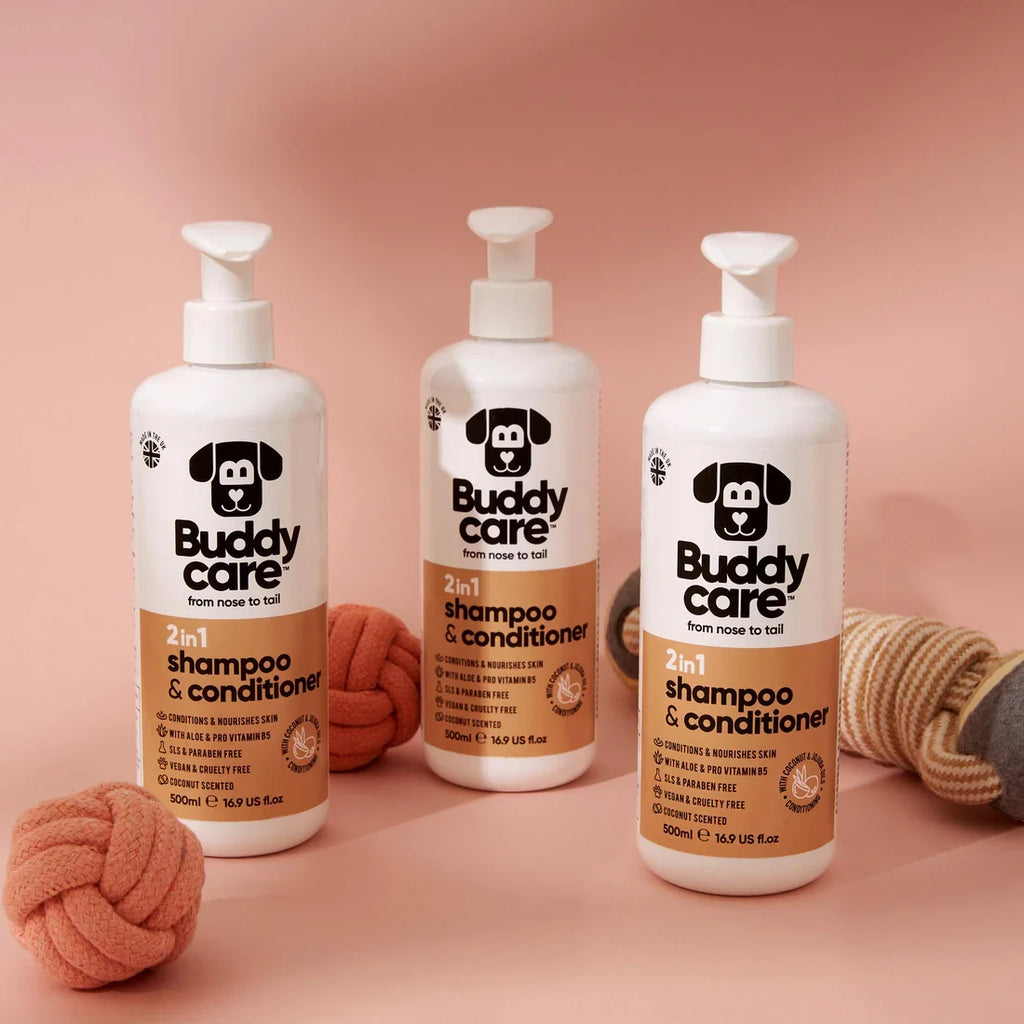 Buddycare Coconut 2 in 1 Dog Shampoo & Conditioner