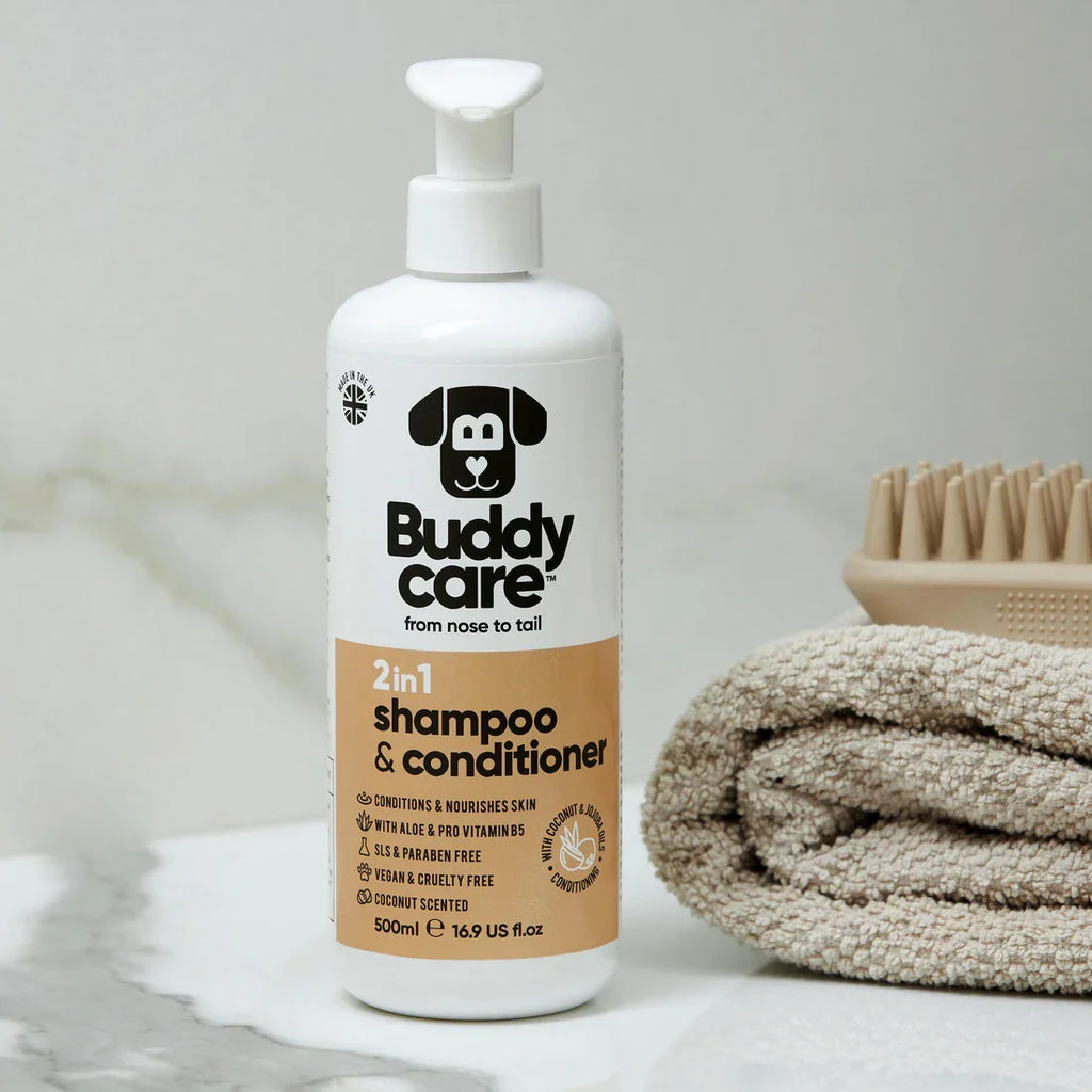 Buddycare Coconut 2 in 1 Dog Shampoo & Conditioner