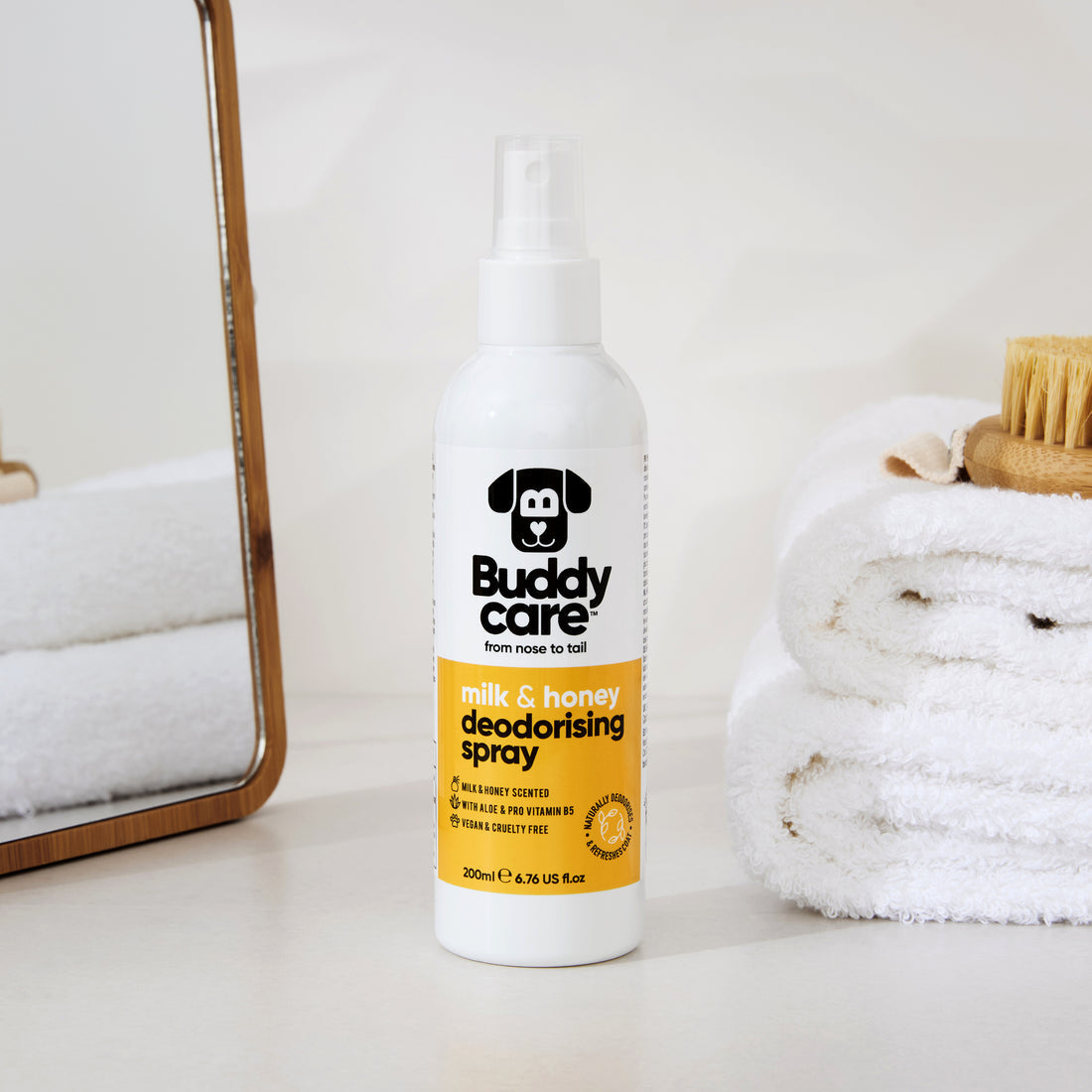 Buddycare Milk and Honey Deodorising Spray