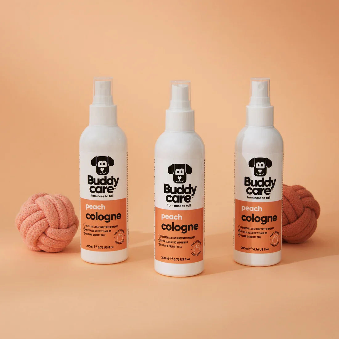 Buddycare Peach Cologne Spray for Dogs