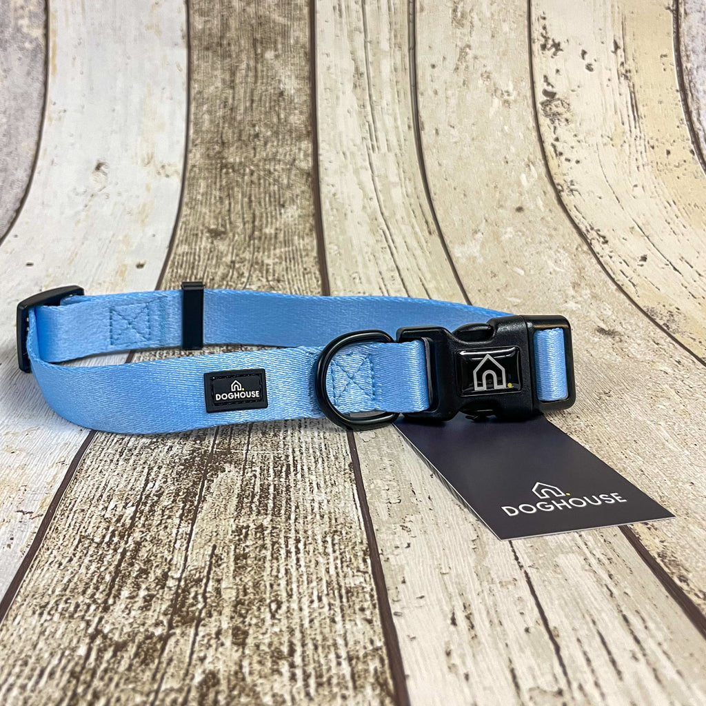 Pawliora Everyday Comfort Dog Collar in Pale Blue