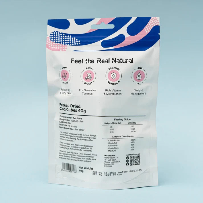 Waita Freeze Dried Cod Cubes