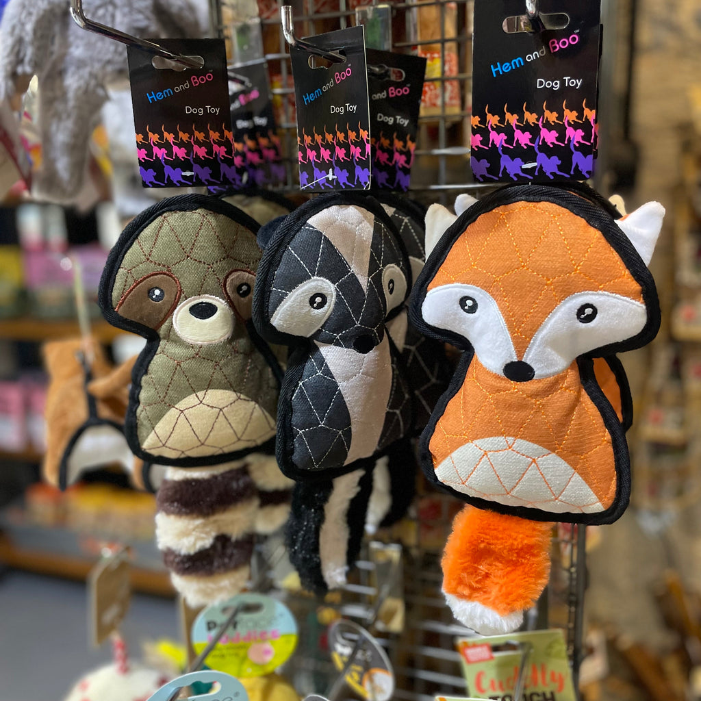 Country Animal Tough Plush Dog Toy