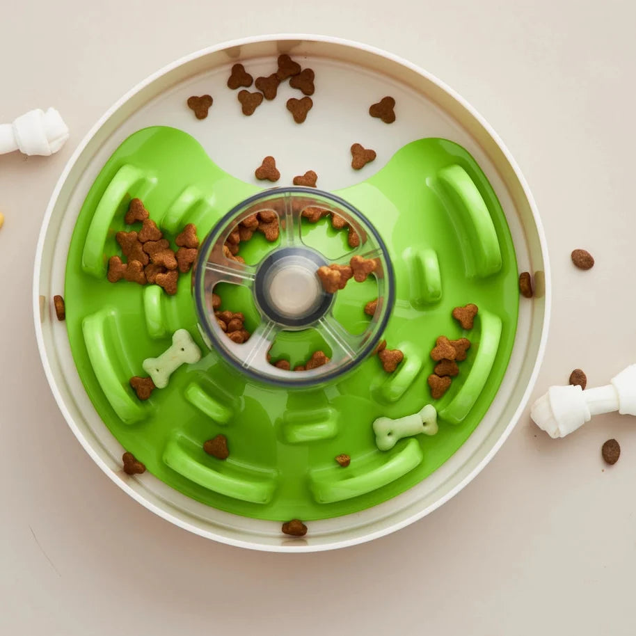 Spin Interactive Slow UFO Tricky Feeder Bowl for Dogs