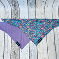 Psychedelic Mushroom & Lilac Spot Dog Bandana