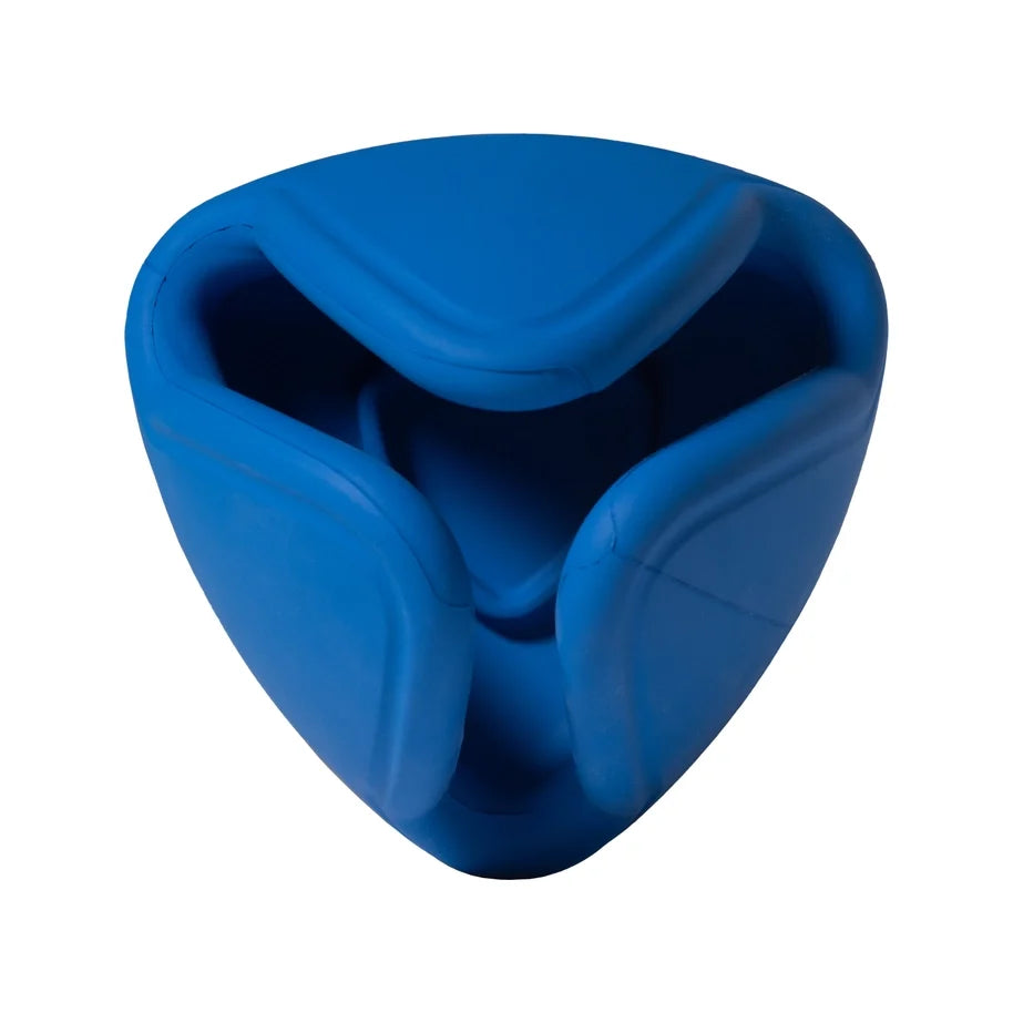 Chewtastic Geometrics Geo-Rella Dispenser Royal Blue Dog Toy