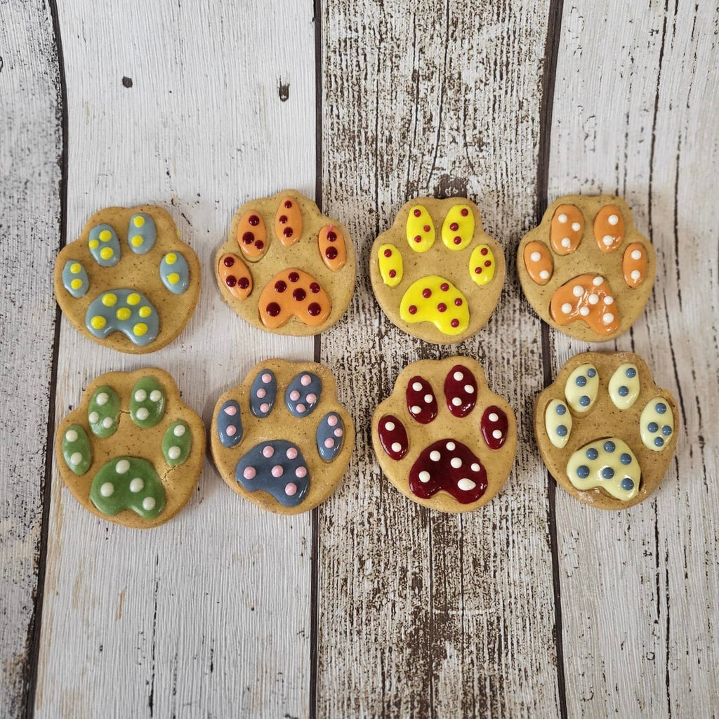 Paw Print Biscuits for Dogs