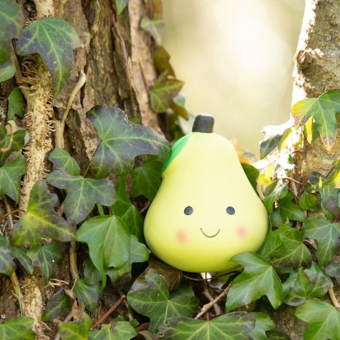 Foodie Faces Latex Pear Dog Toy