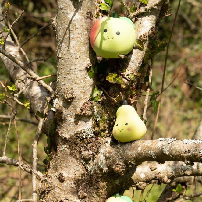 Foodie Faces Latex Pear Dog Toy