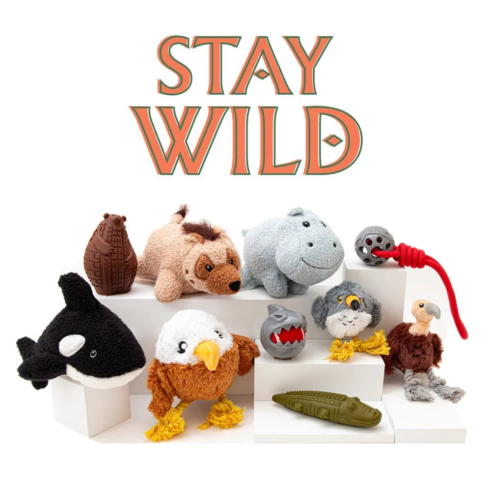 Stay Wild Plush Dog Toys