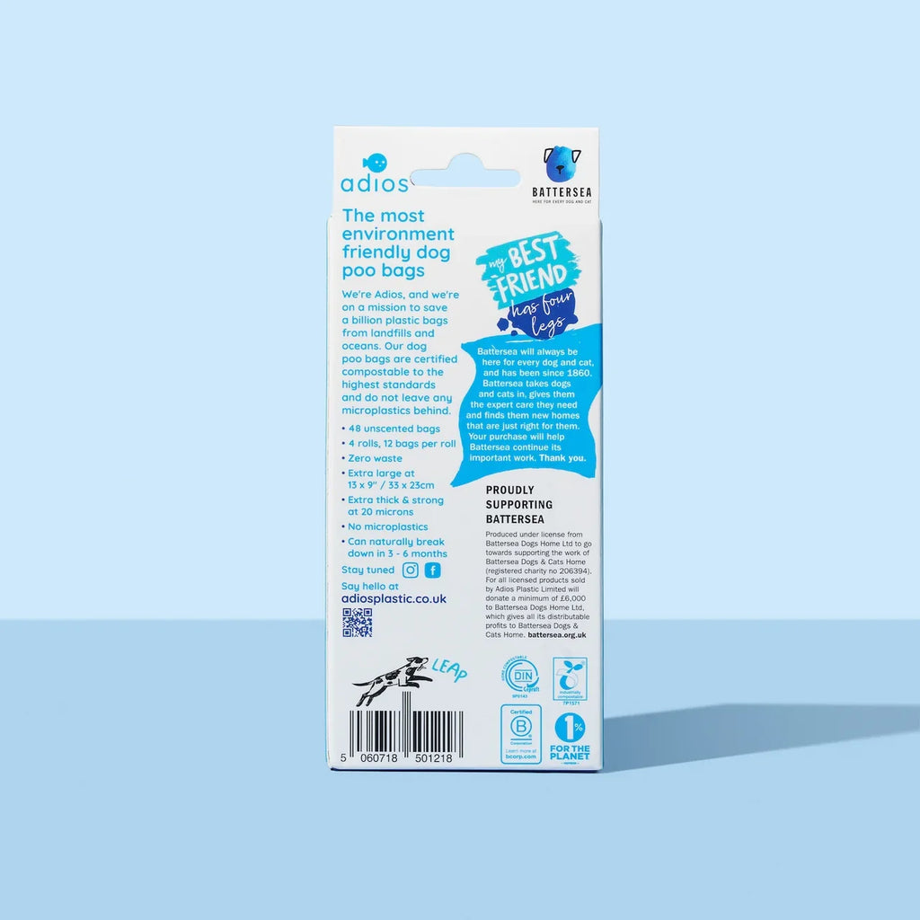 Adios Plastic Battersea Compostable Poop Bags