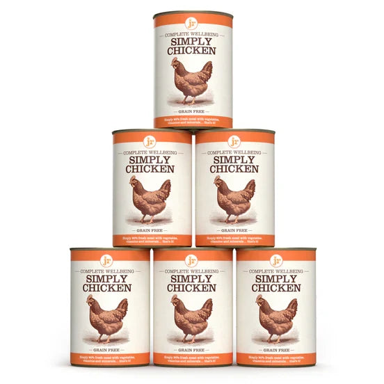 JR Complete Wellbeing Wet Food for Dogs in 400g Tins