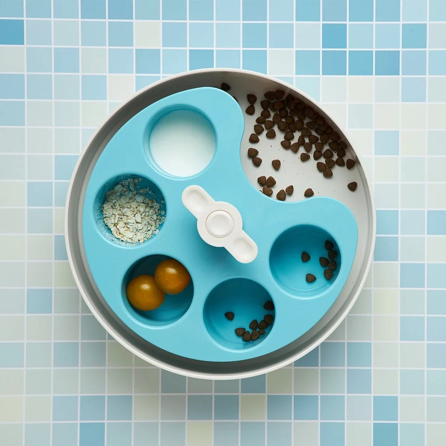Spin Interactive Slow Feeder Palette Bowl for Dogs
