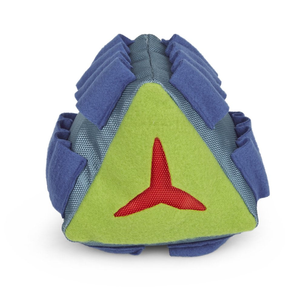 Fabric Snuffle Triangle Puzzle Toy