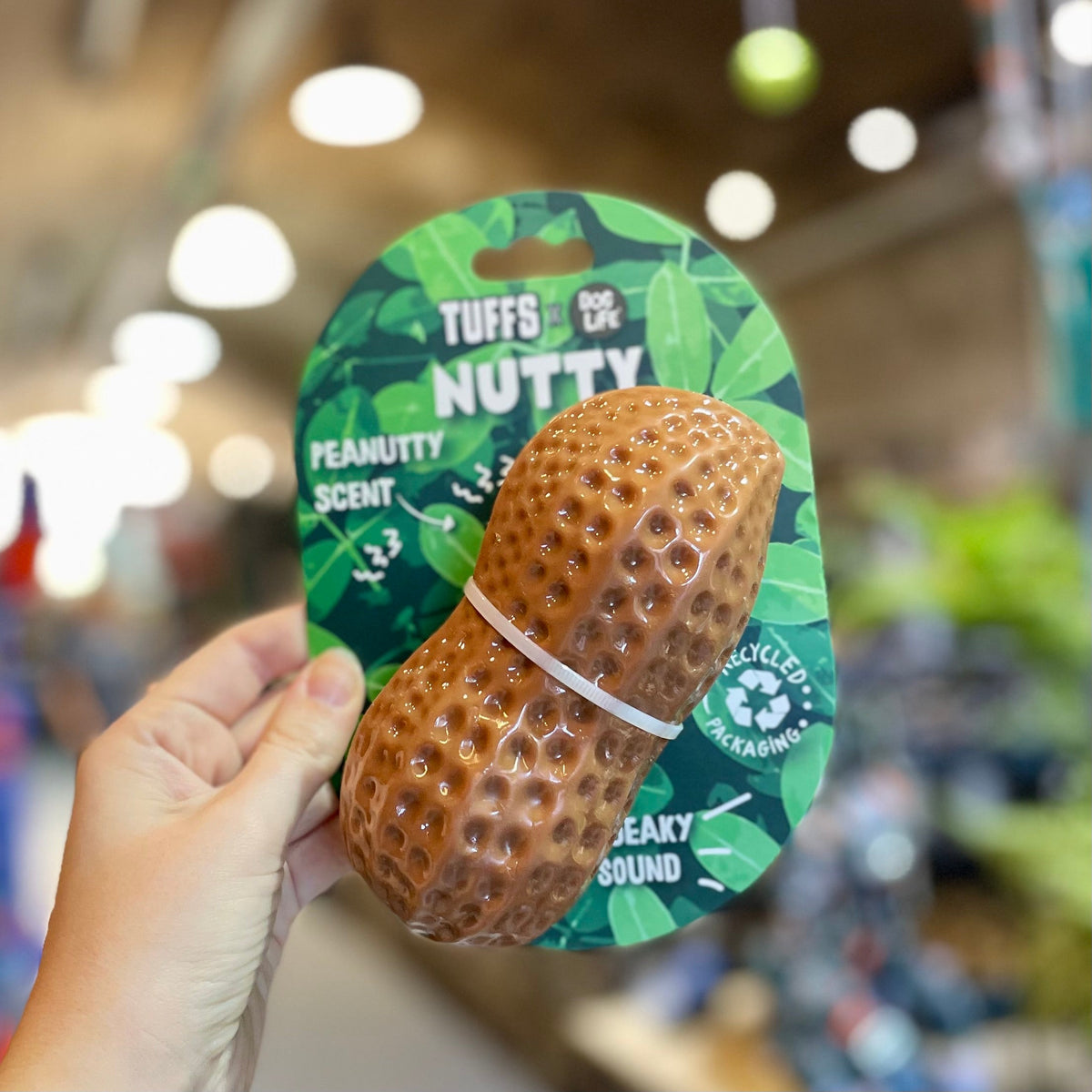 TUFFS Nutty Peanut Dog Toy