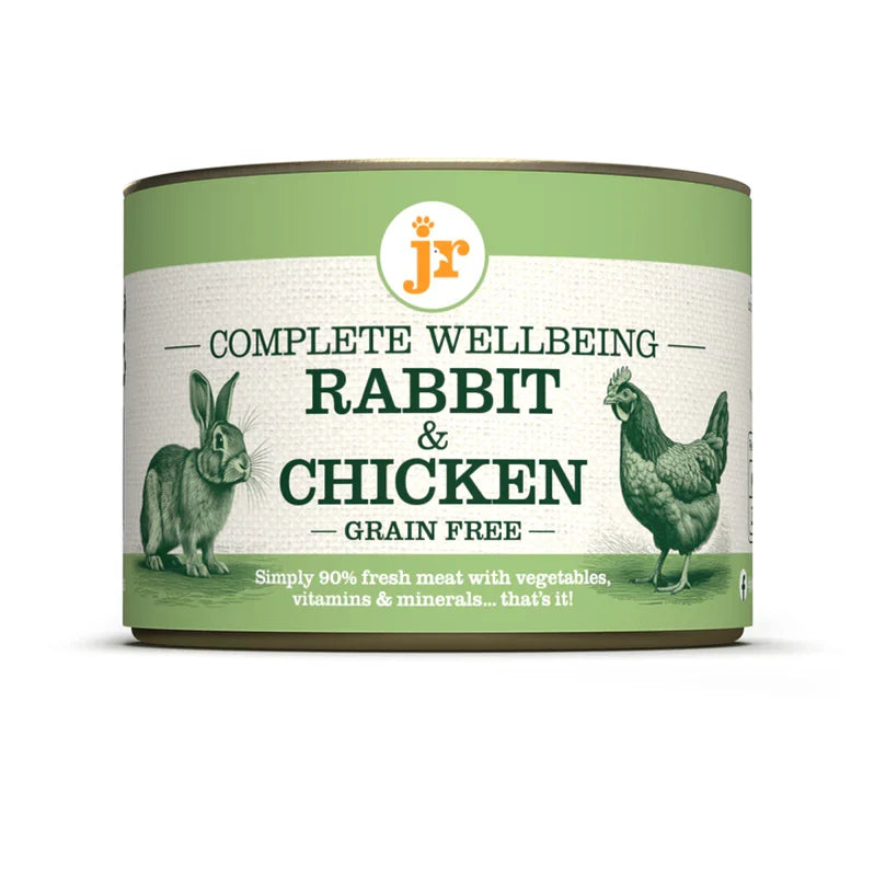 JR Complete Wellbeing Wet Food For Dogs in 200g Tins