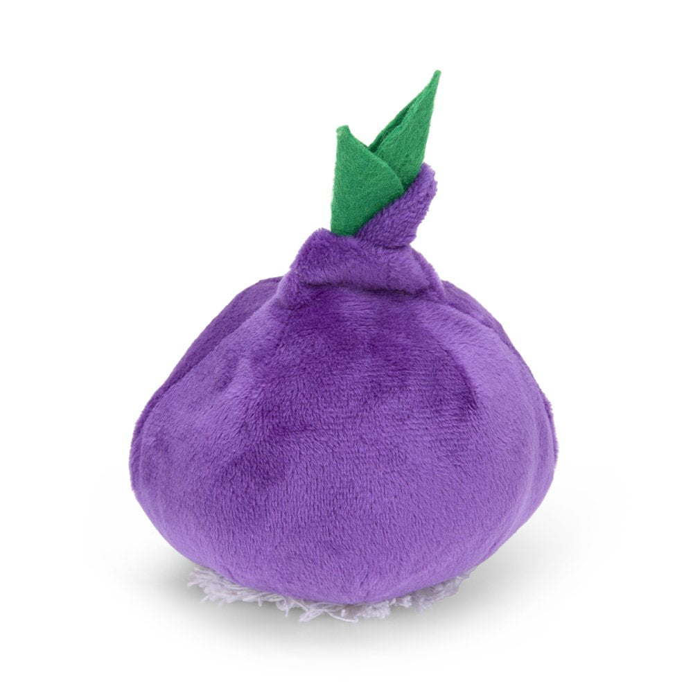 Foodie Faces Reggie Red Onion Plush Dog Toy