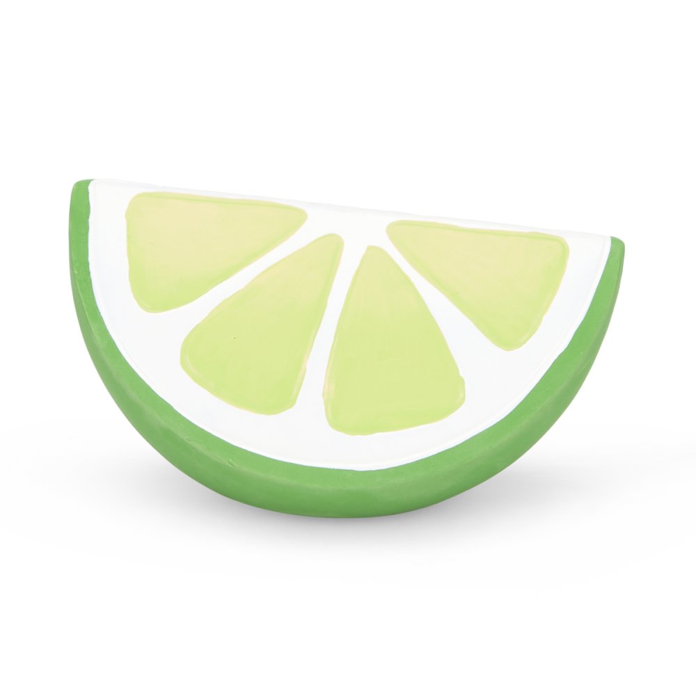 Foodie Faces Latex Lime Dog Toy