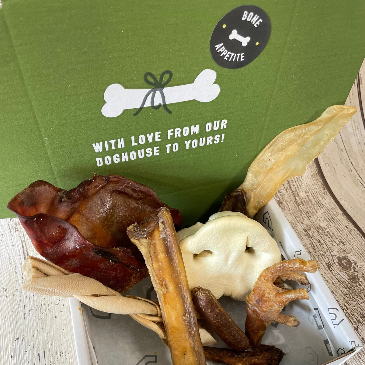 Small Natural Dog Treat Box