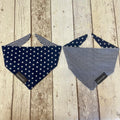Navy Stripe & Star Dog Bandana