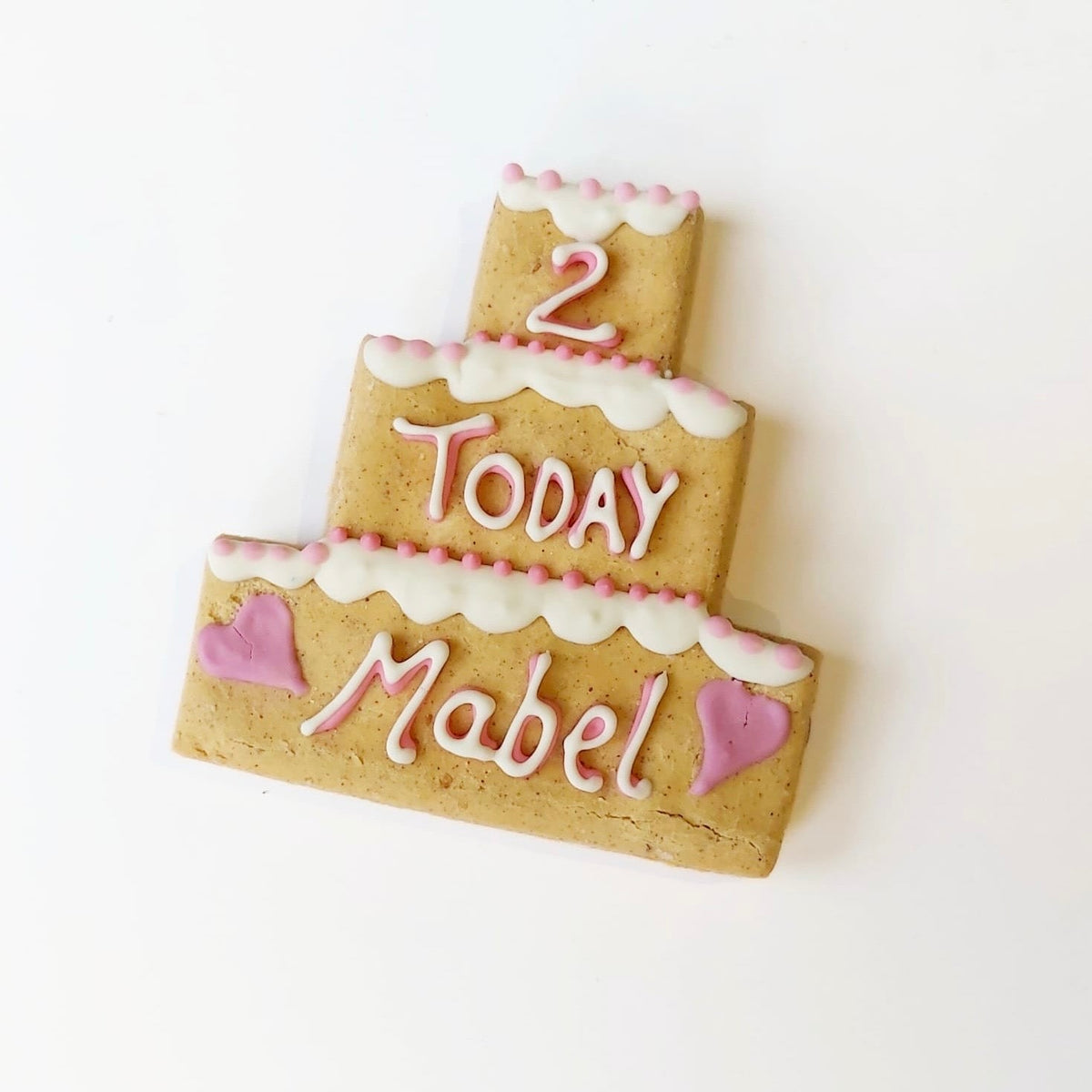 Personalised Three Tier Birthday Biscuit for Dogs