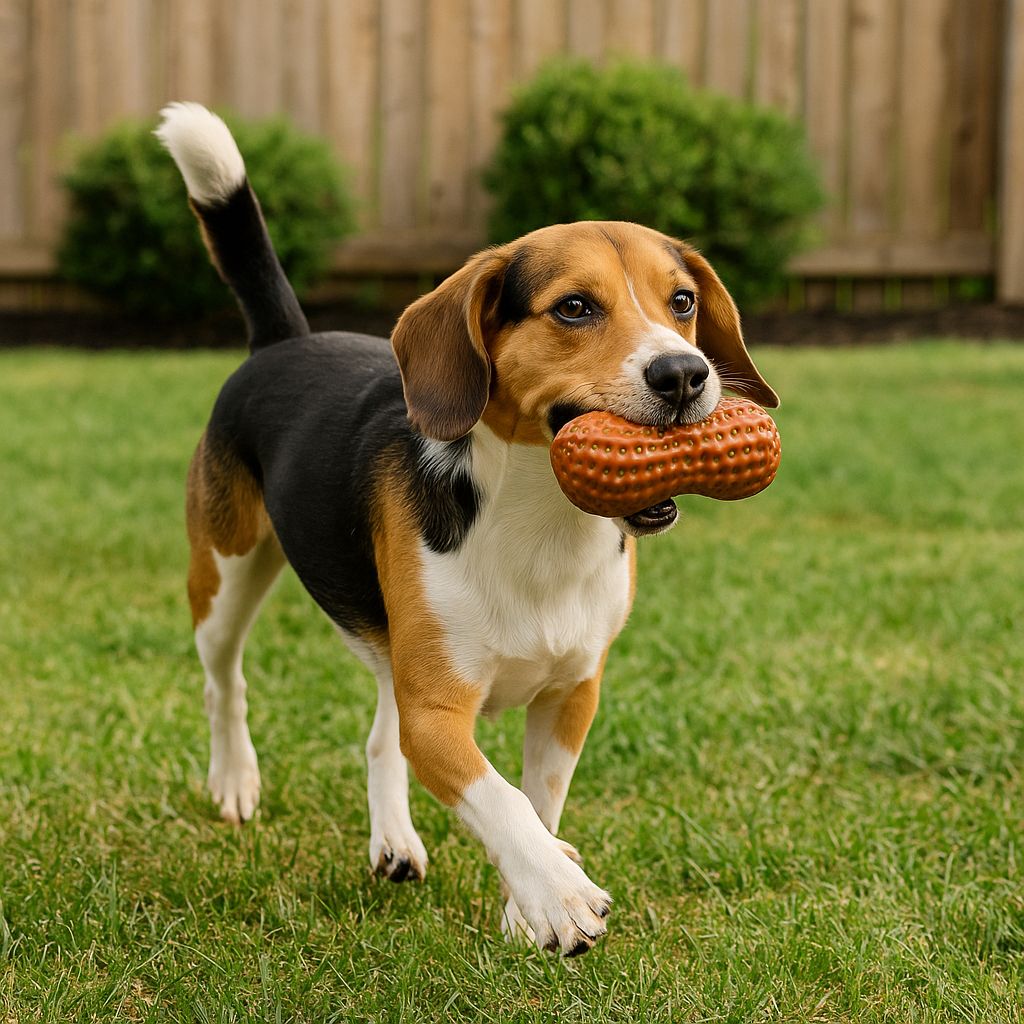 TUFFS Nutty Peanut Dog Toy