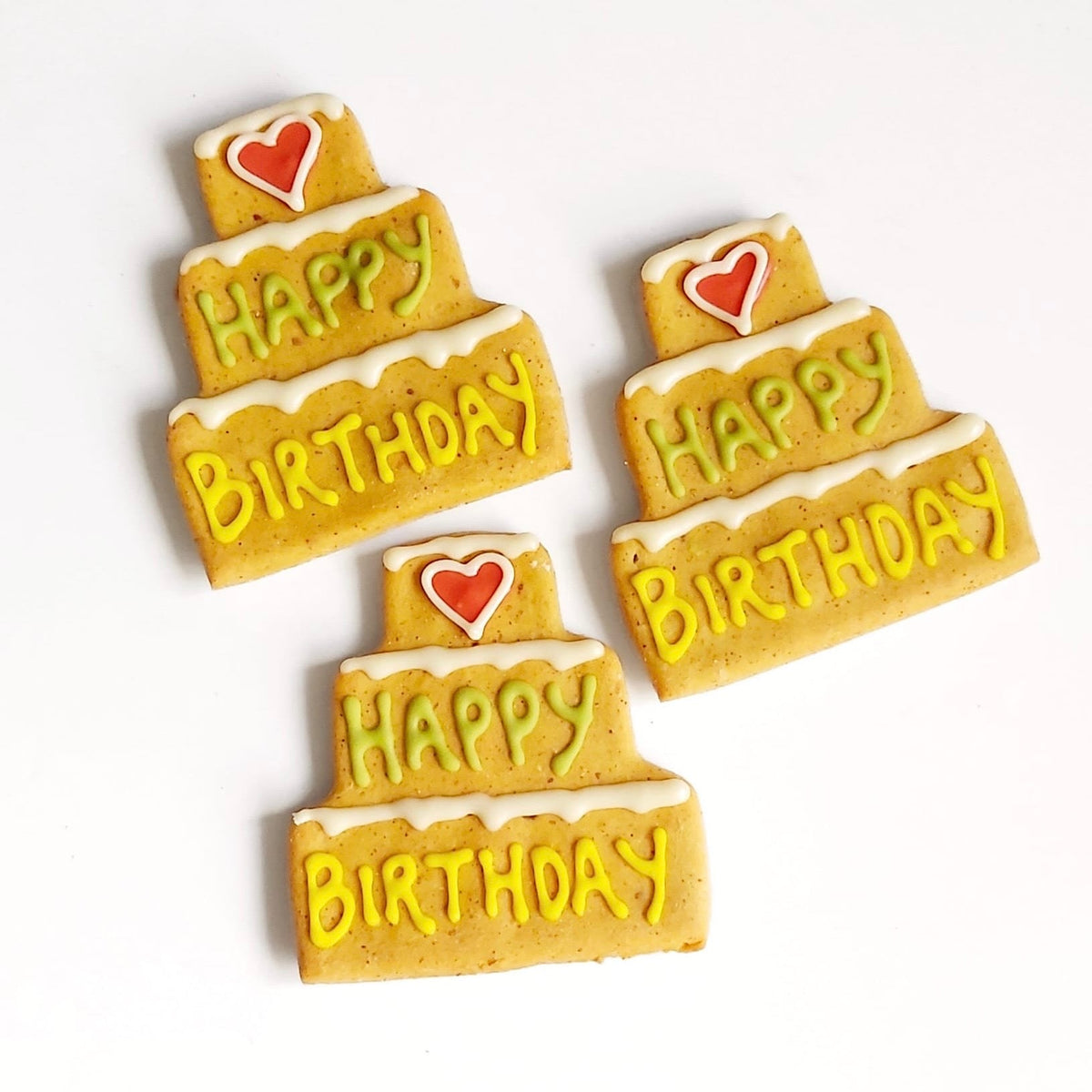 Happy Birthday Three Tier Biscuit for Dogs