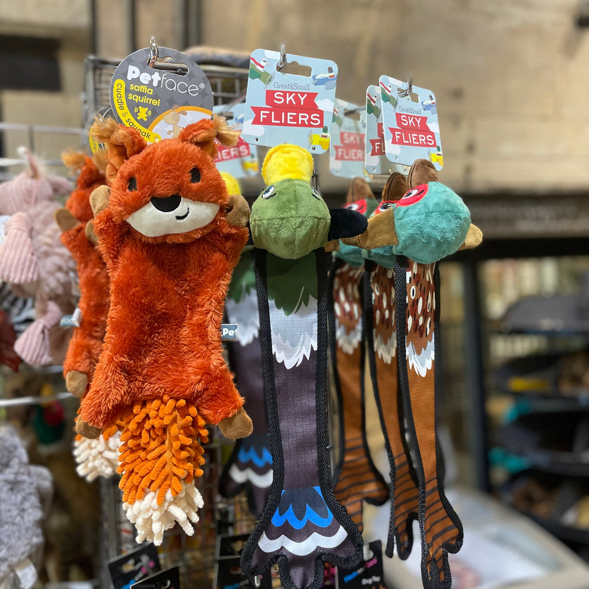Saffia Squirrel Crinkle Toy