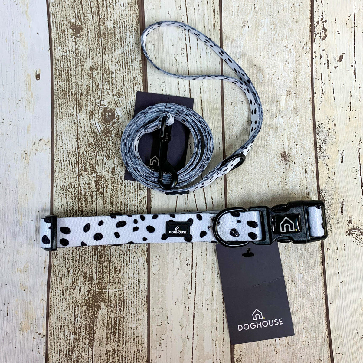 Pawliora Everyday Comfort Dog Collar in Dalmatian Spot