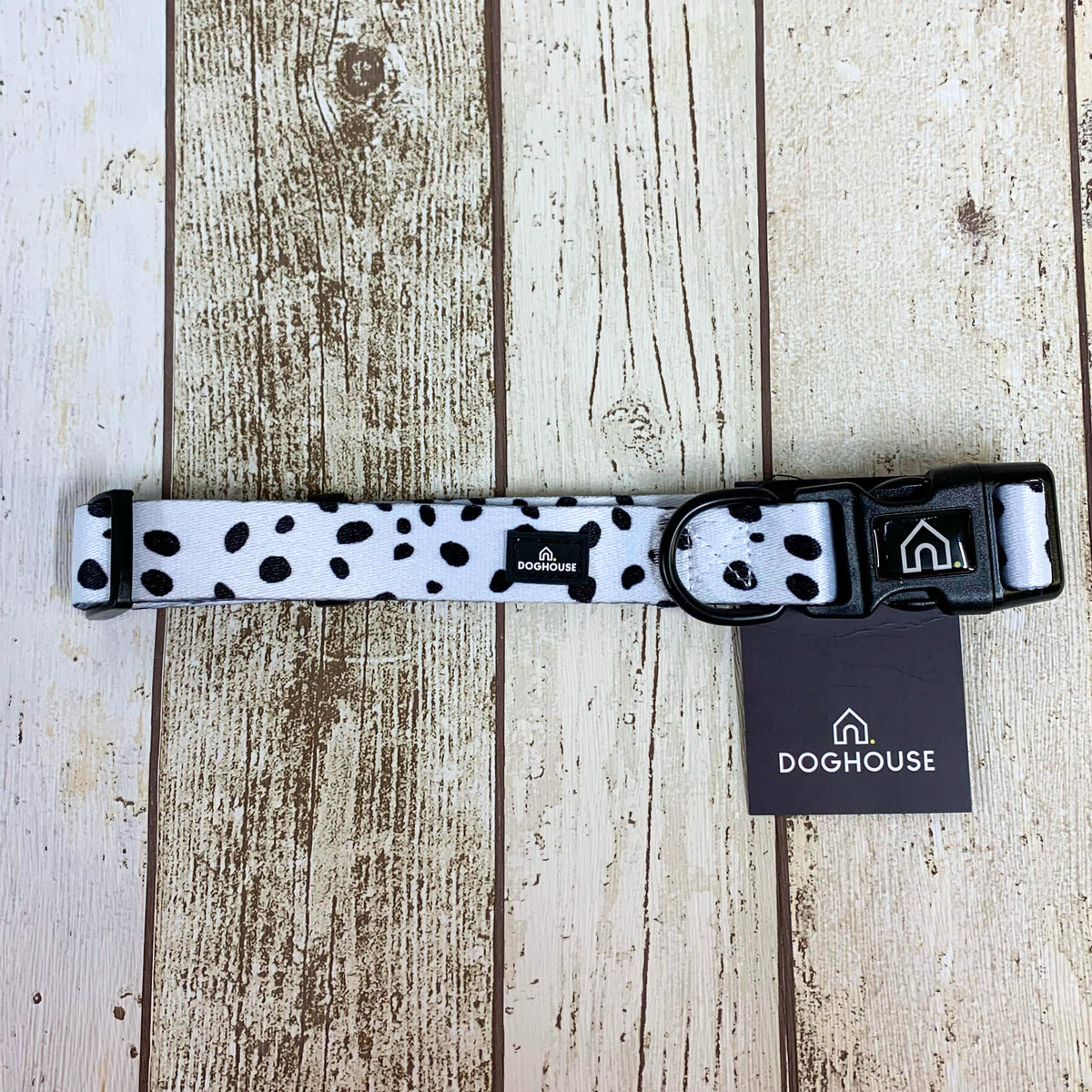 Pawliora Everyday Comfort Dog Collar in Dalmatian Spot