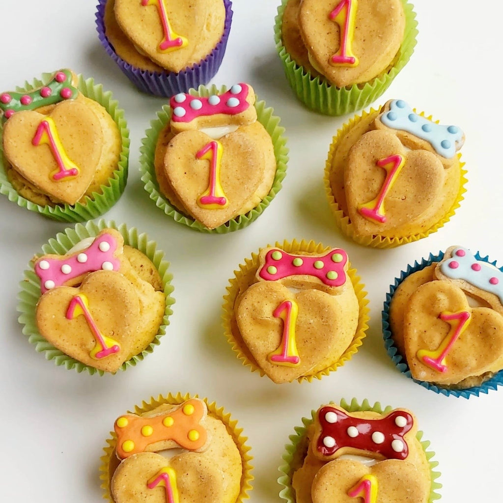Birthday Number Cupcake for Dogs
