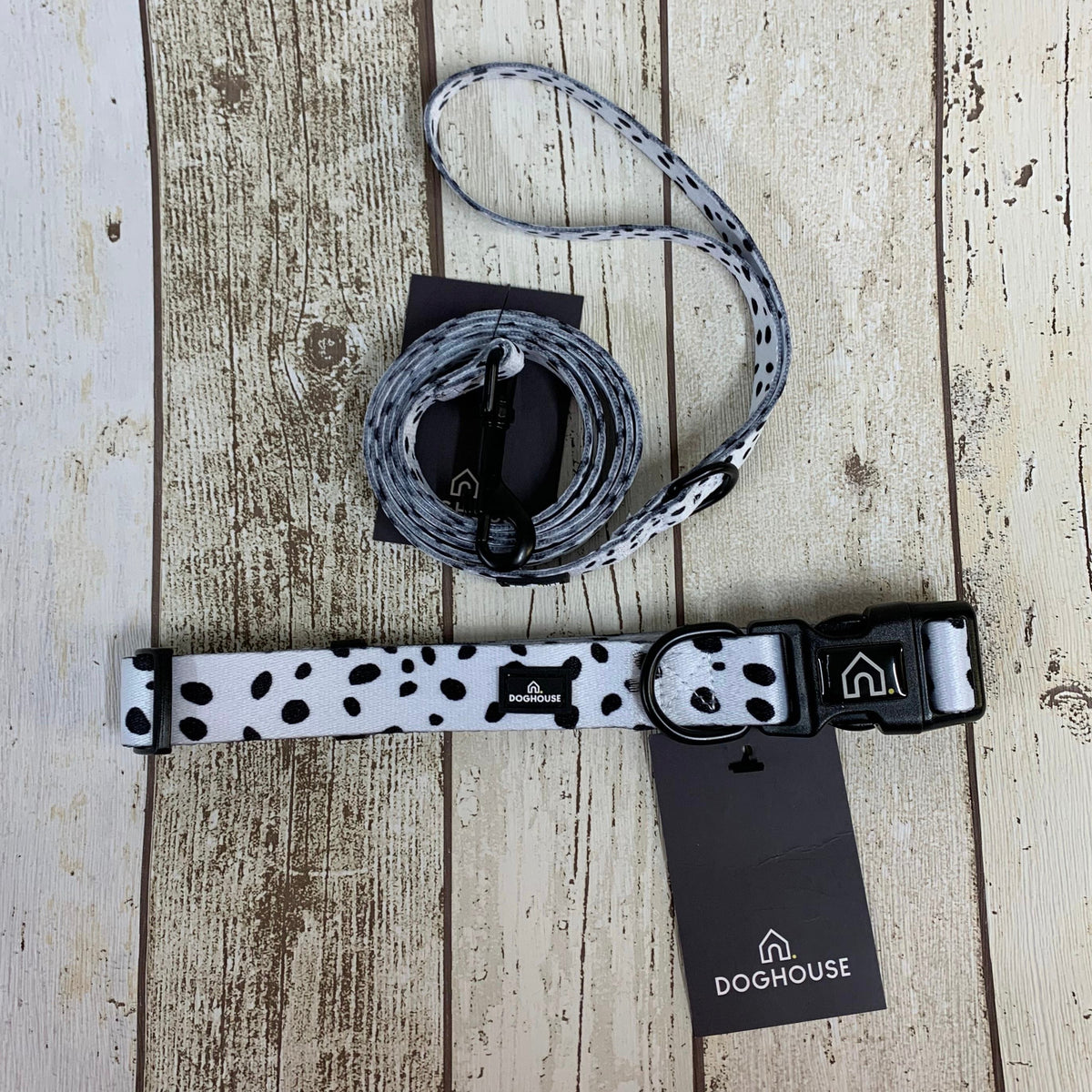 Pawliora Everyday Comfort Dog Lead in Dalmatian Spot