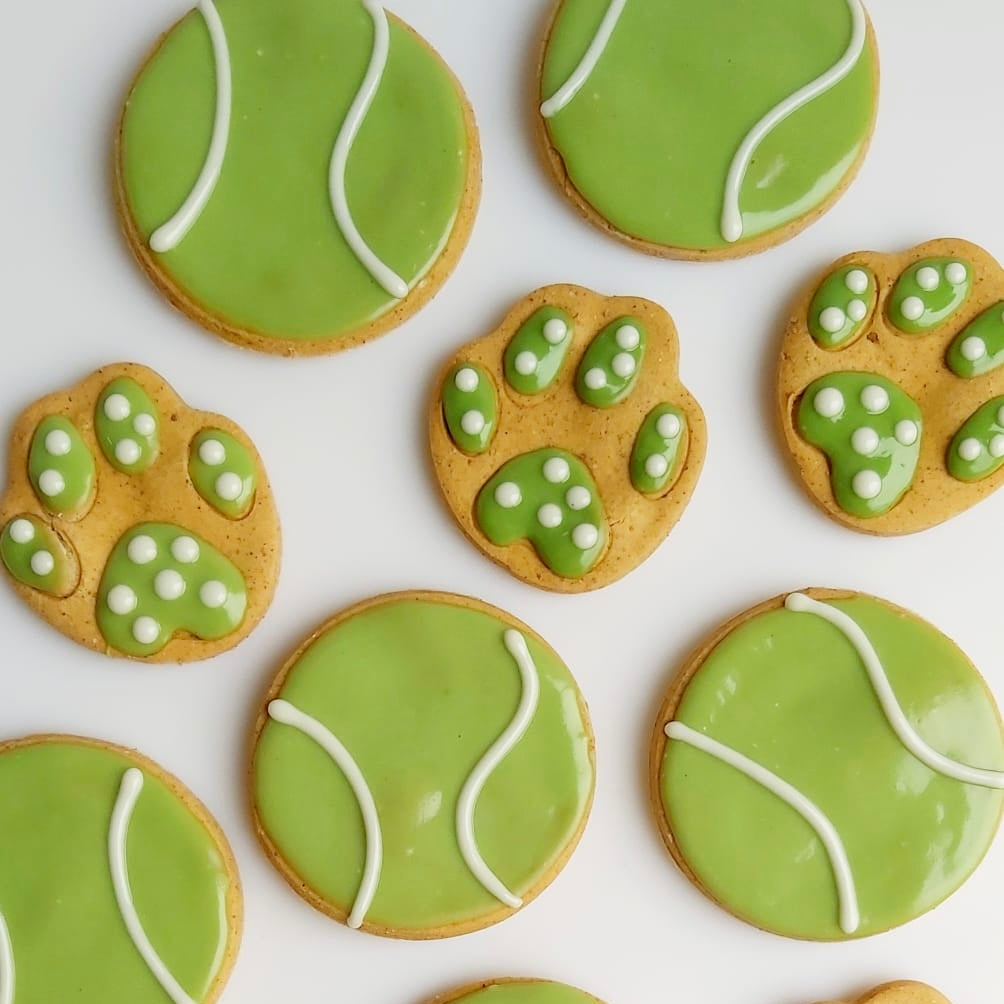 Tennis Ball Biscuits for Dogs