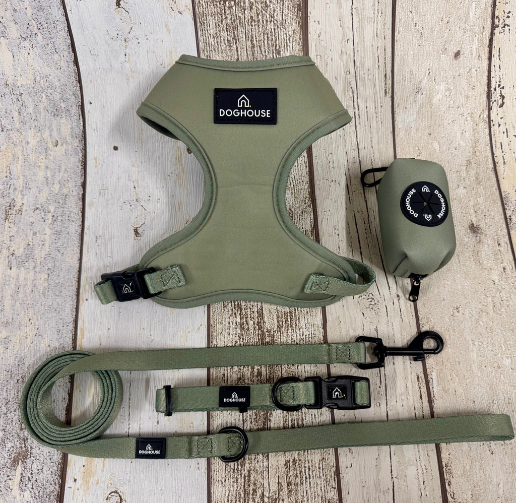 Pawliora Everyday Comfort Dog Lead in Olive Green