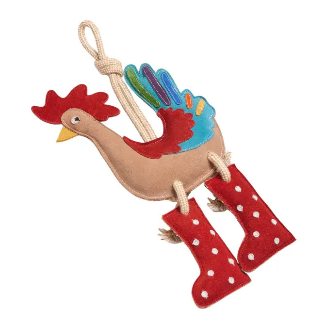 Green & Wilds Rambo Rooster Eco Dog & Horse Toy