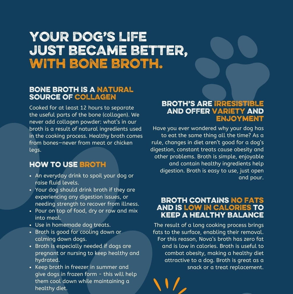 Nova Bone Broth for Dogs