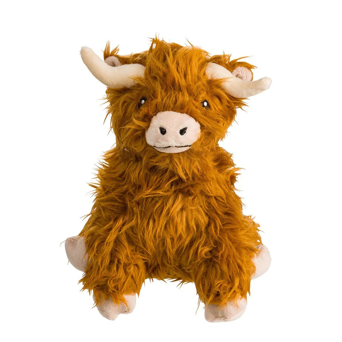 Highland Cow Plush Dog Toy