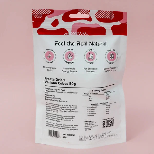 Waita Freeze Dried Venison Cubes