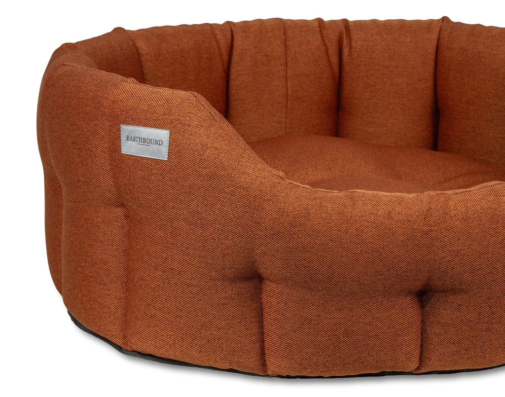 Earthbound Camden Burnt Orange Dog Bed