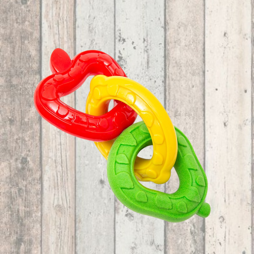 Little & Lively Three Fruit Chain Teething Toy