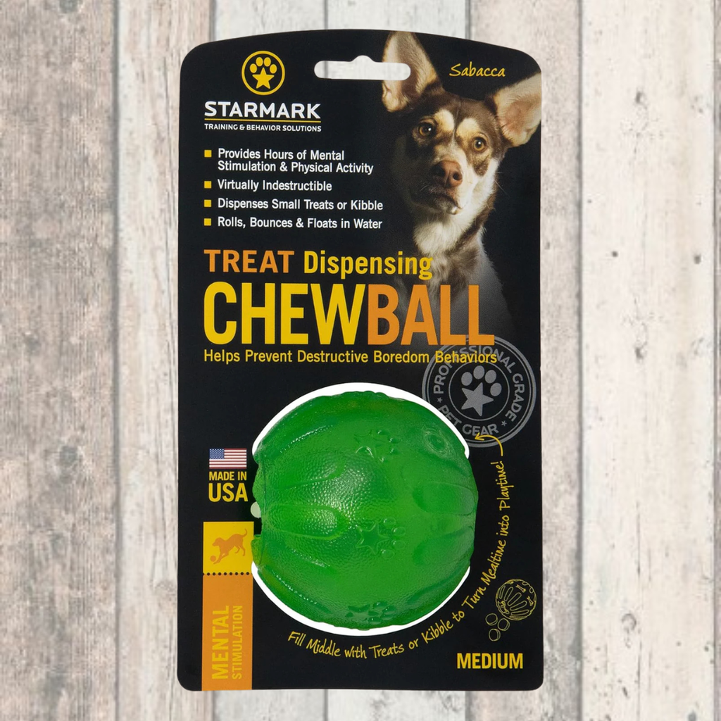 Durafoam Treat Dispensing Chew Ball for Dogs