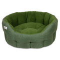 Earthbound Pine Green Tweed Sherpa Snuggle Bed